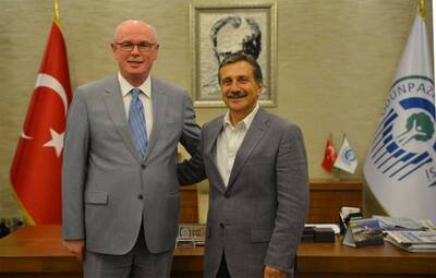 BAŞKAN ATAÇ'TAN KAZIM KURT'A ZİYARET